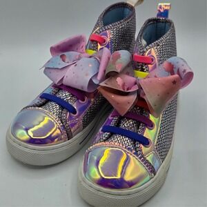 Nickelodeon Jojo Siwa Mermaid Scales High-Top Sneaker Size 3 Girls